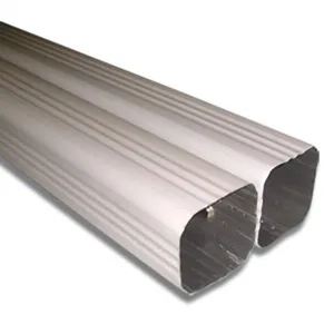 3-inch square aluminum downspout